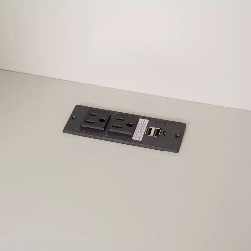 Queen Size Murphy Bed Space-Saving Wall Bed with Desk, Storage Cabinet & Bookshelf - ModernLuxe
